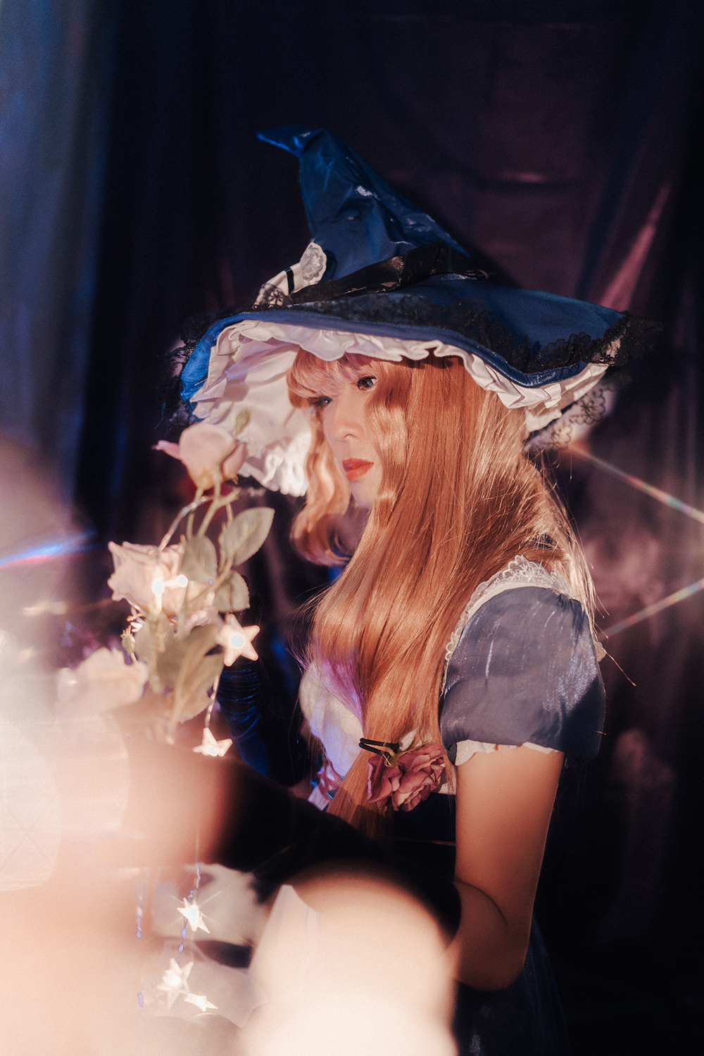 Genshin Impact Lisa cosplay photoshoot in Singapore.