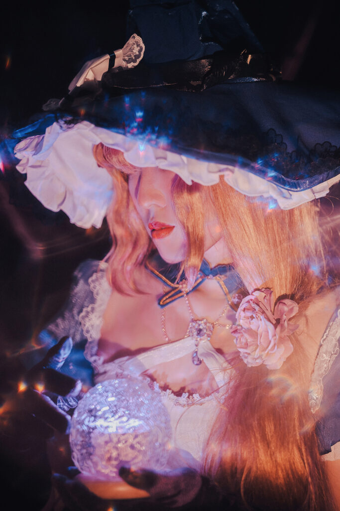 Genshin Impact Lisa cosplay photoshoot in Singapore.