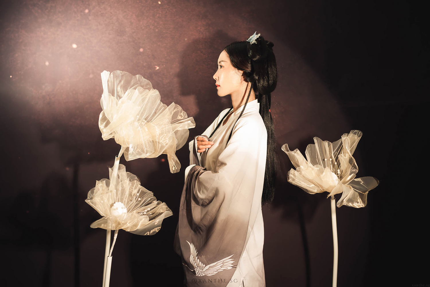 Oriental hanfu studio photoshoot in Singapore.