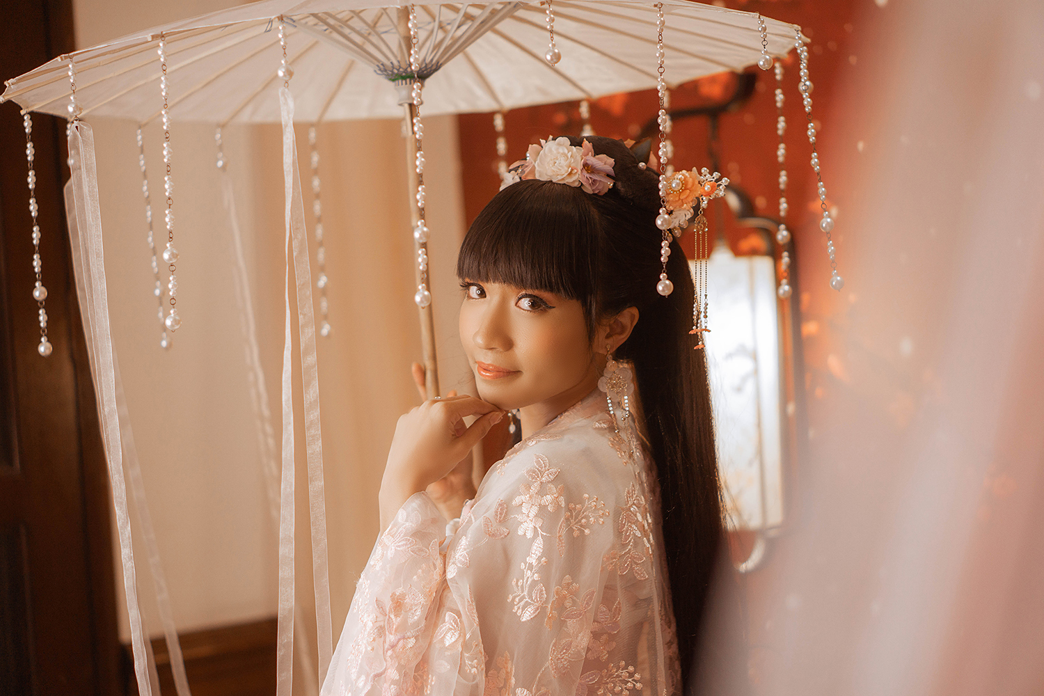 Dreamy hanfu studio photoshoot in Singapore.