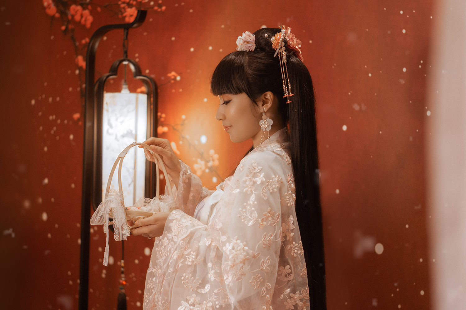 Dreamy hanfu studio photoshoot in Singapore.