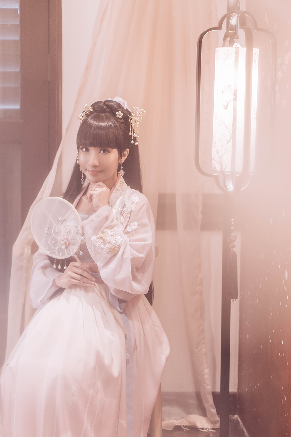 Dreamy hanfu studio photoshoot in Singapore.