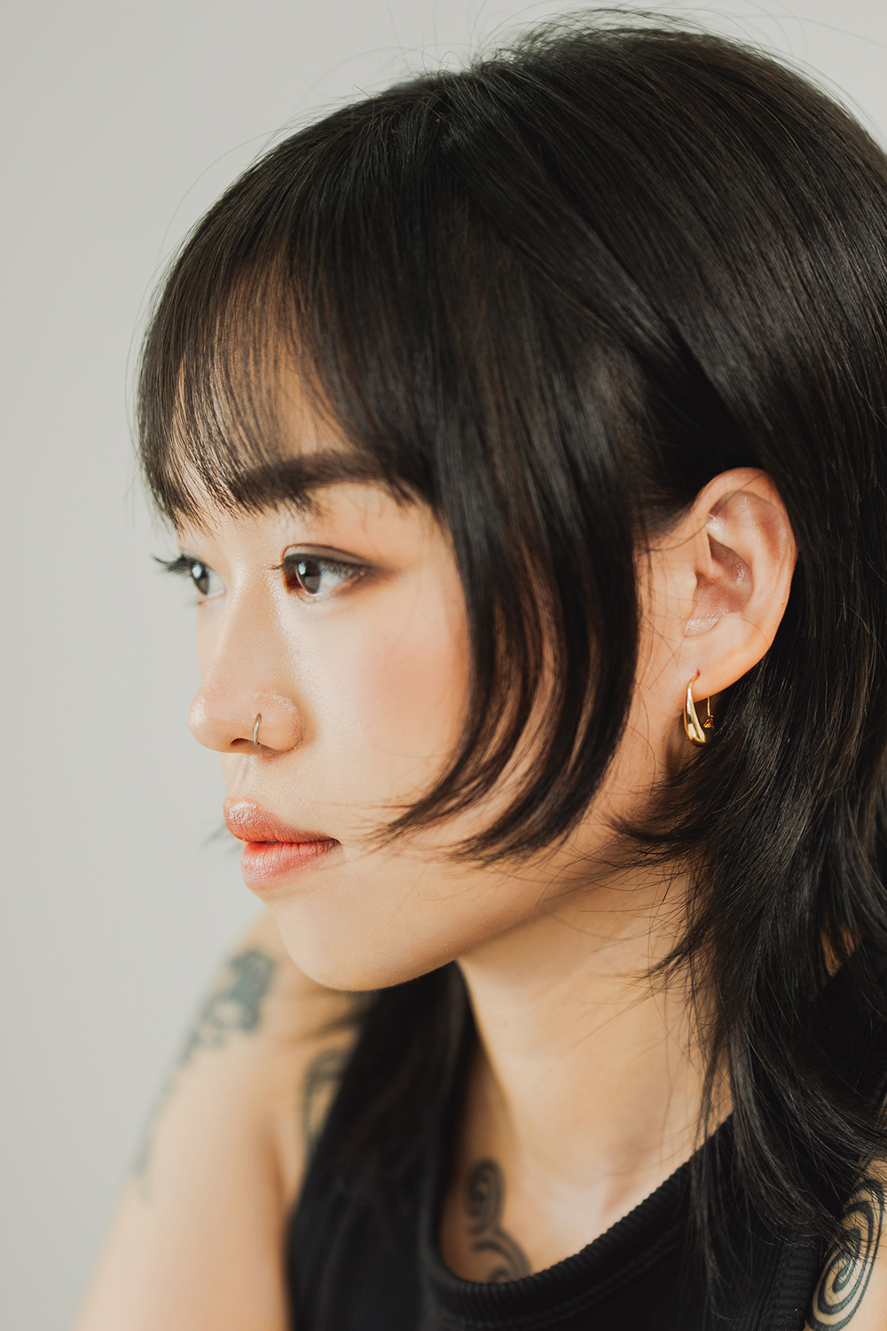 Editorial portrait studio photoshoot in Singapore.