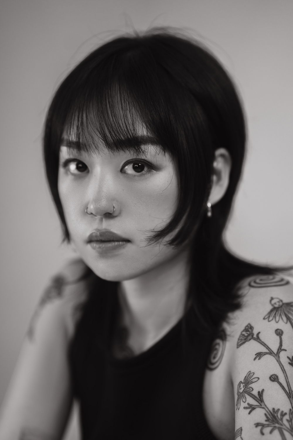 Editorial portrait studio photoshoot in Singapore.