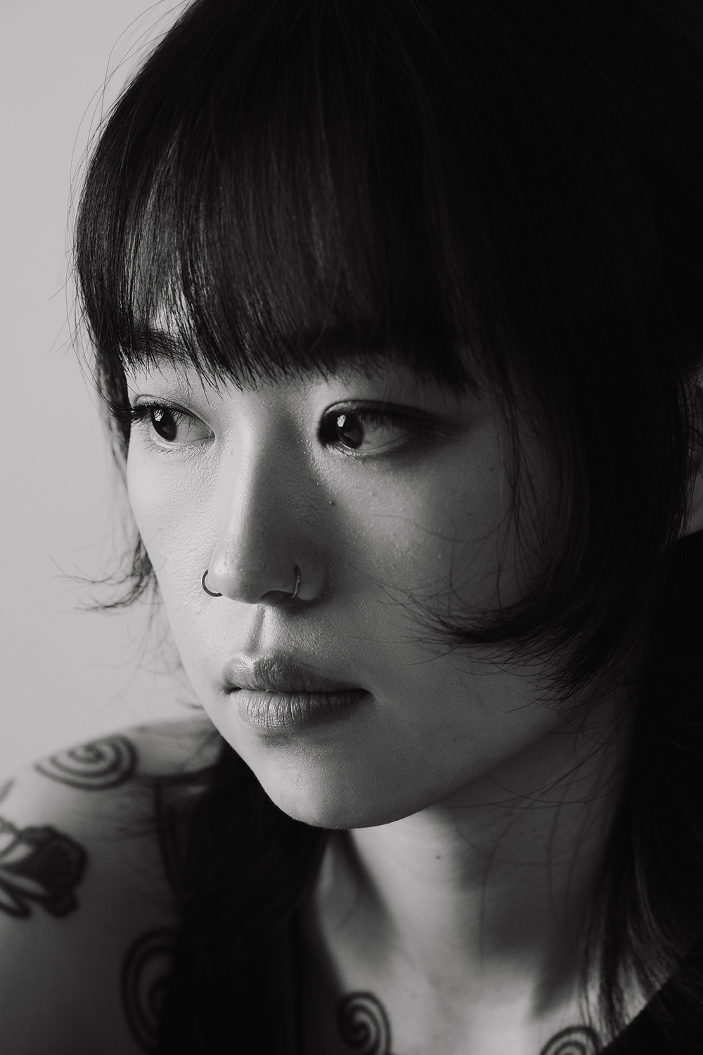Editorial portrait studio photoshoot in Singapore.