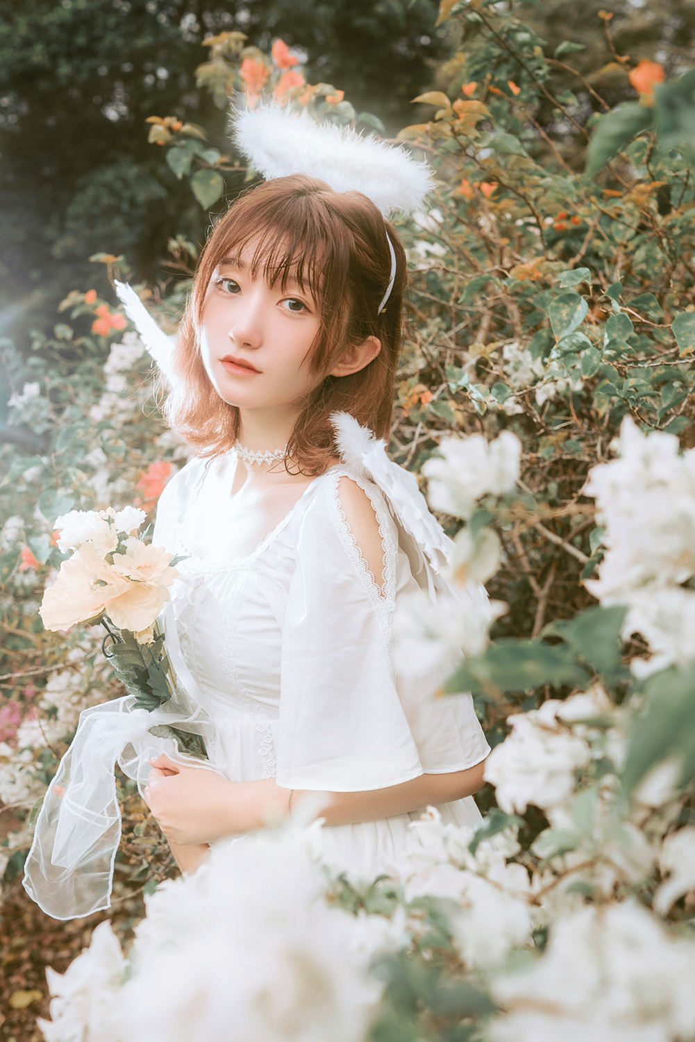 Dreamy portrait photoshoot at Botanic Gardens, Singapore.