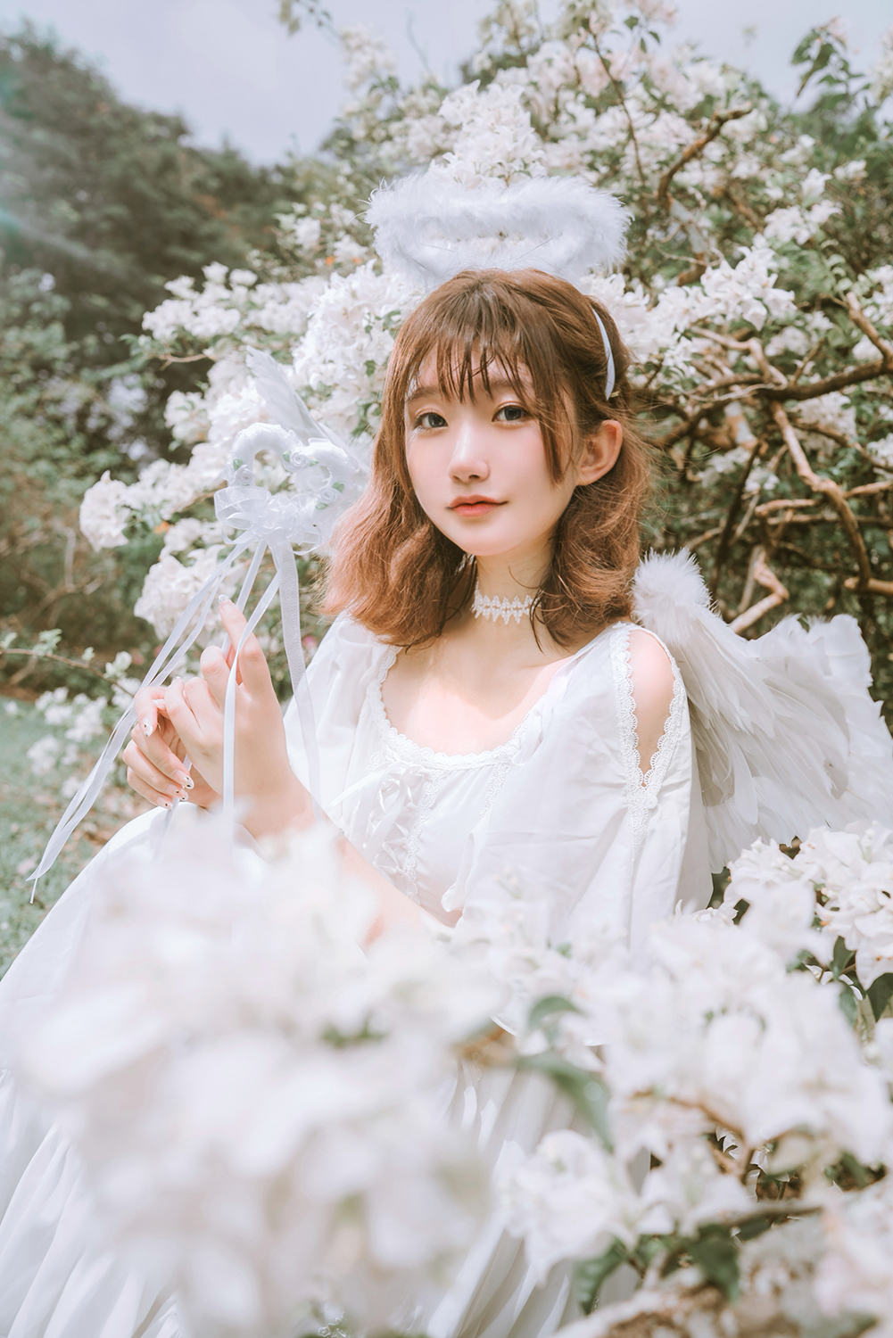 Dreamy portrait photoshoot at Botanic Gardens, Singapore.