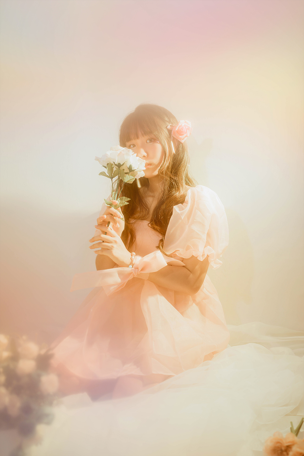 Whimsical portrait studio photography in Singapore.