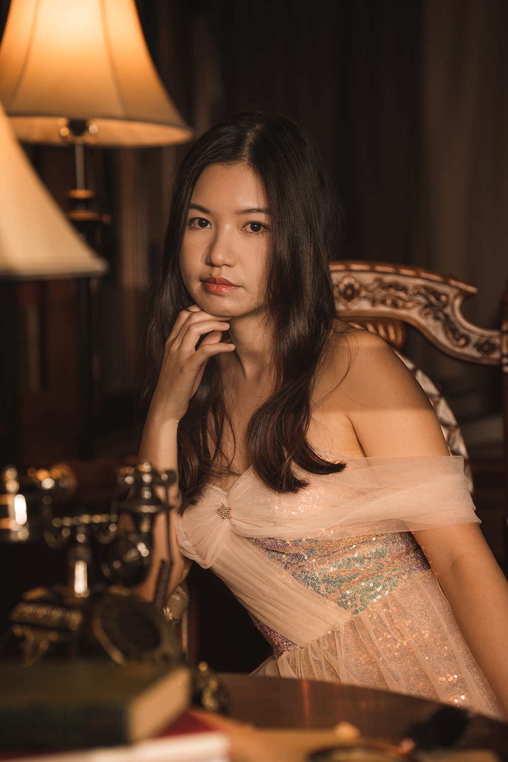 Portrait studio photoshoot in Singapore.