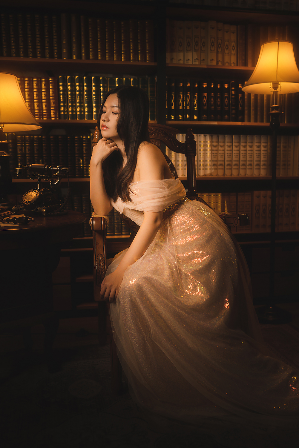 Portrait studio photoshoot in Singapore.