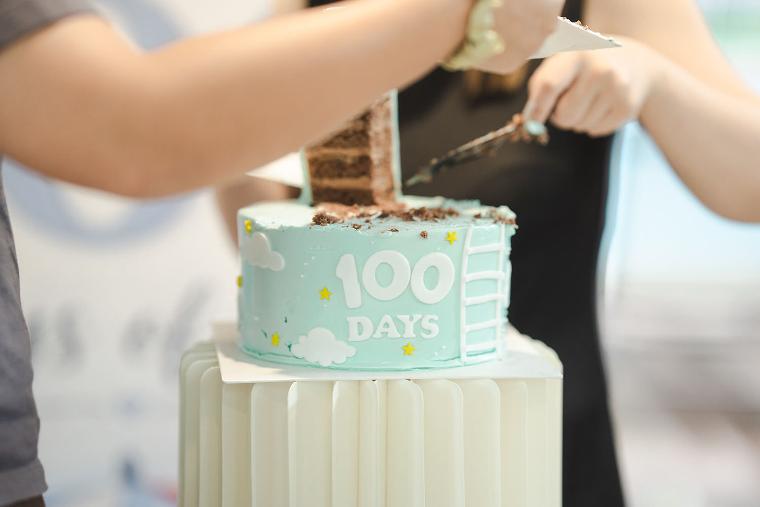 Baby's 100 days celebrations in, Singapore.