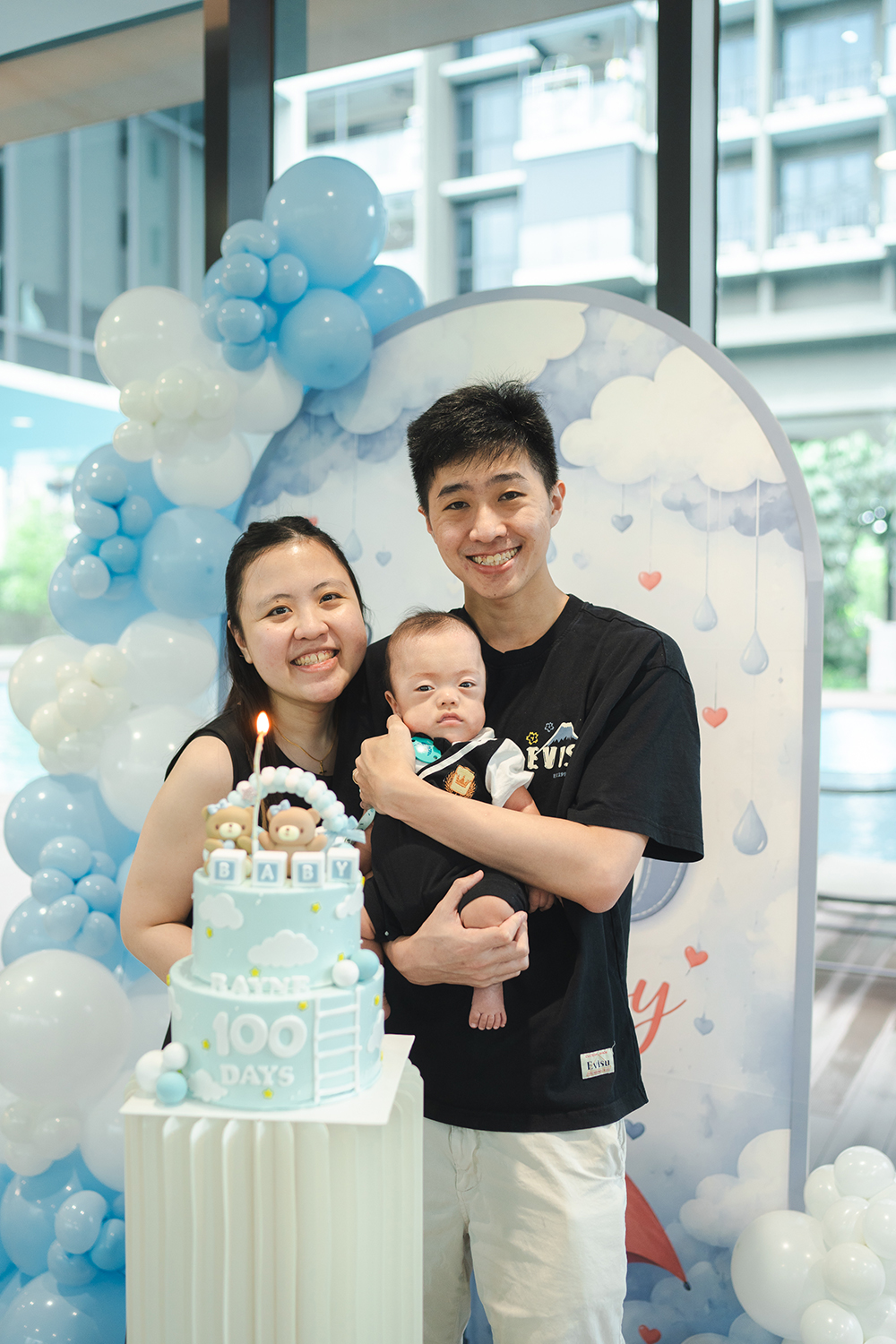 Baby's 100 days celebrations in, Singapore.