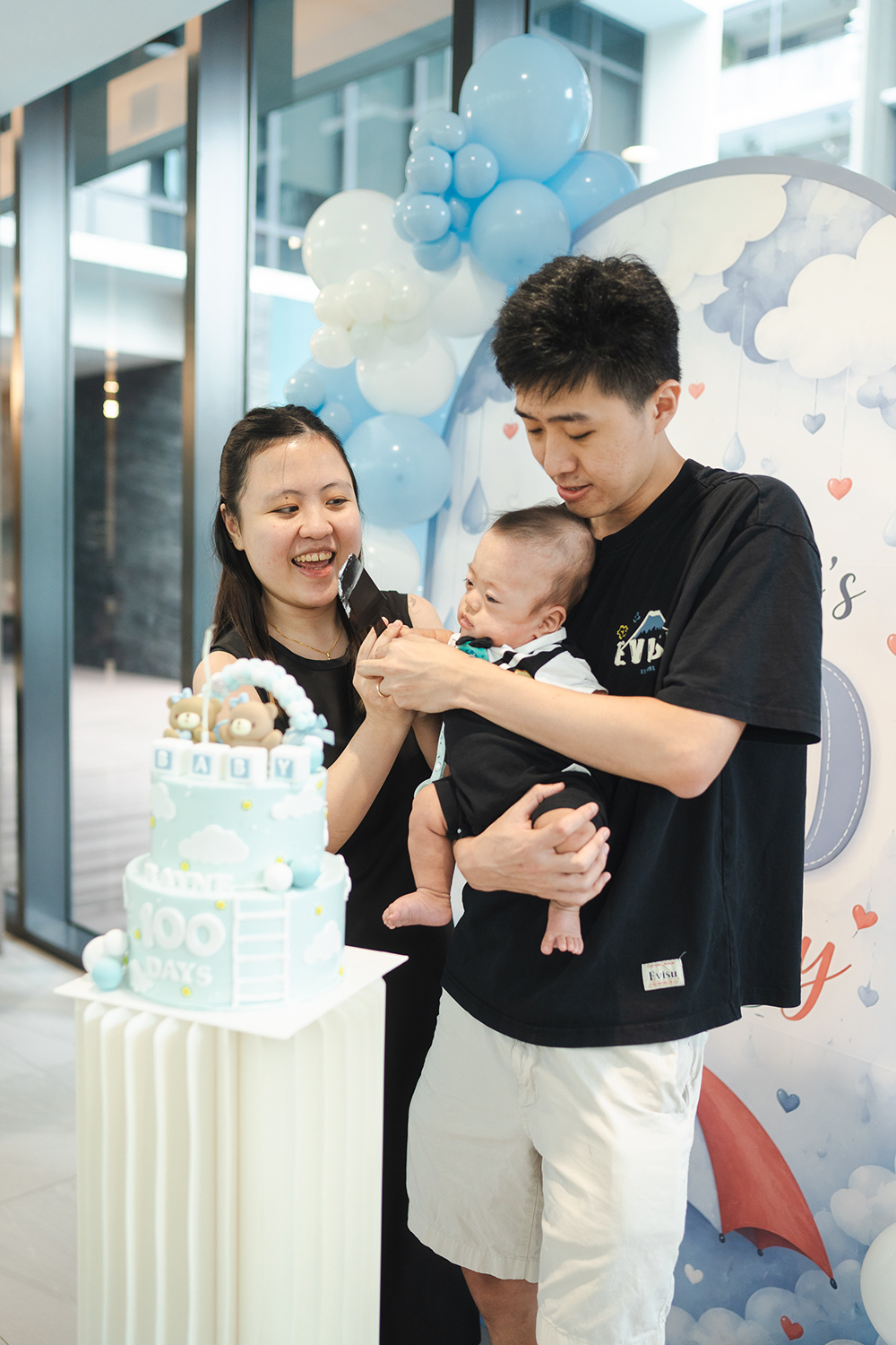 Baby's 100 days celebrations in, Singapore.